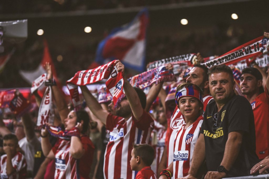 La grada del Metropolitano en el partido inaugural de la temporada 2019-2020. Foto: Rubén de la Fuente